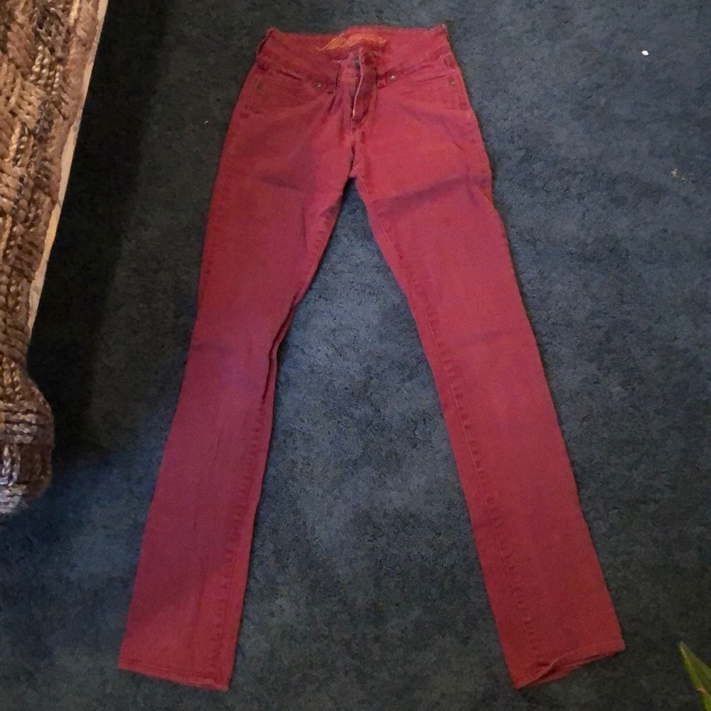 Maroon delias 1-2 tall Morgan jeans